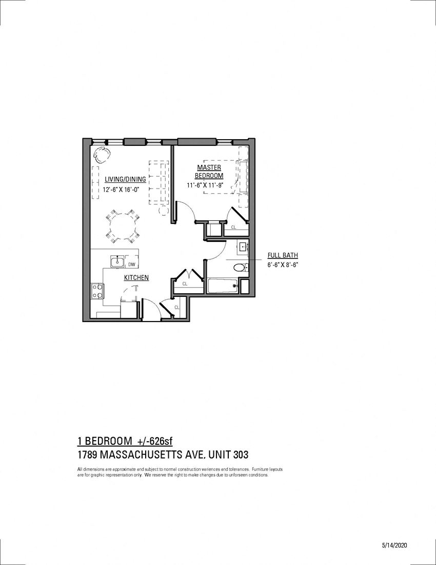 1789 MASSACHUSETTS, UNIT 303
